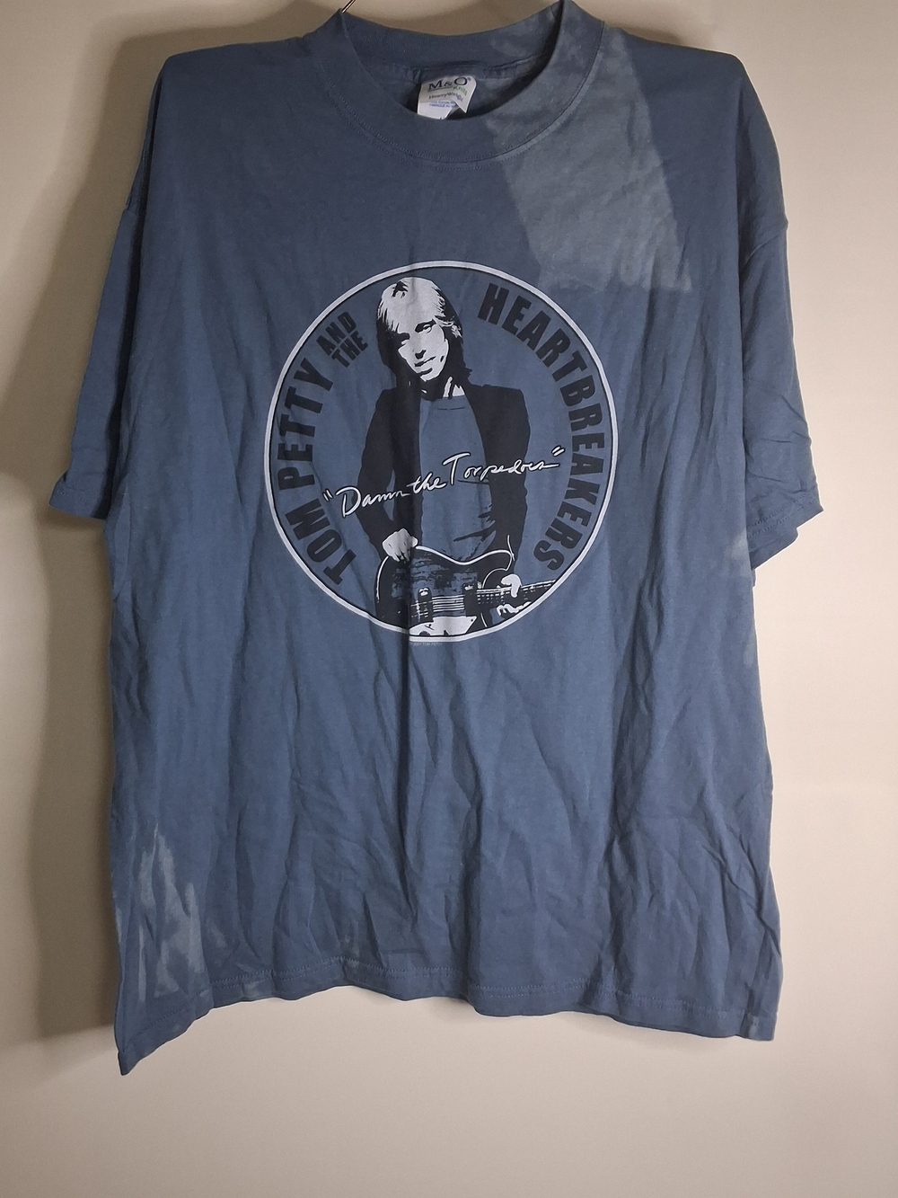 Vintage M&O Knits Tom Petty And The Heartbreakers Tour Tee. Size XL.